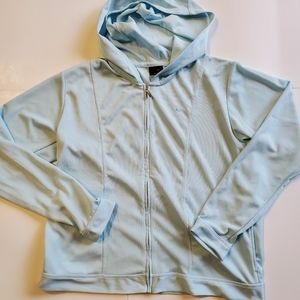 Nike Baby Blue Lightweight Ribbed Jacket sz: M